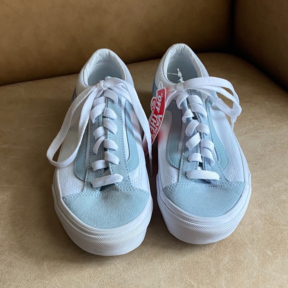 Vans Classic Unisex Sneakers Winter Sky/True White 6.5 Casual Skater Athleisure